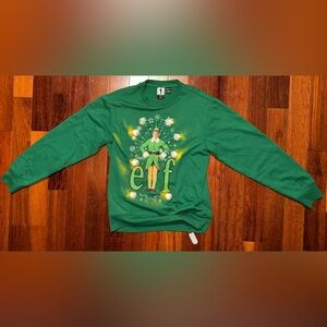 Elf Movie Buddy Green Light Up Ugly Christmas Sweater; Size Small; Crewneck